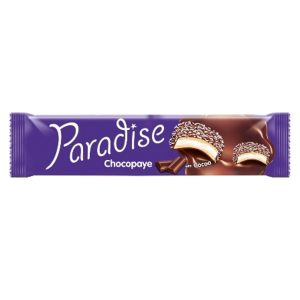 Biscuiti Paradise Choco Paye Sandwich Marshmallow Cocos Si Glazura Cacao 64gr Simsek 1
